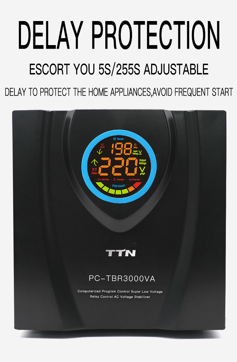 PC-TCR500VA-15K 80V 8000VA жоғары сапалы релелік басқару кернеу тұрақтандырғышы